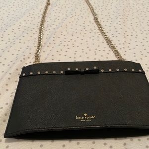Kate Spade Gold Chain Cross Body w Bow